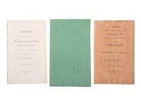 [HARRISON, William Henry]. A group of pamphlets of eulogies, sermons, and memorials to William Henry Harrison, comprising: