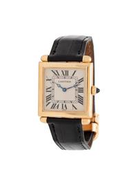 CARTIER, 18K YELLOW GOLD REF. 1630 'TANK OBUS' WRISTWATCH