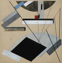 El Lissitzky (Russian, 1890-1941) — Proun (Schizzo) , c. 1922-1923