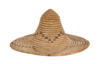 Hopi Coil Basket Hat Diameter 13 1/2 inches — (Late 19th/Early 20th Century)
