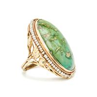 TURQUOISE AND SEED PEARL JEWELRY SUITE