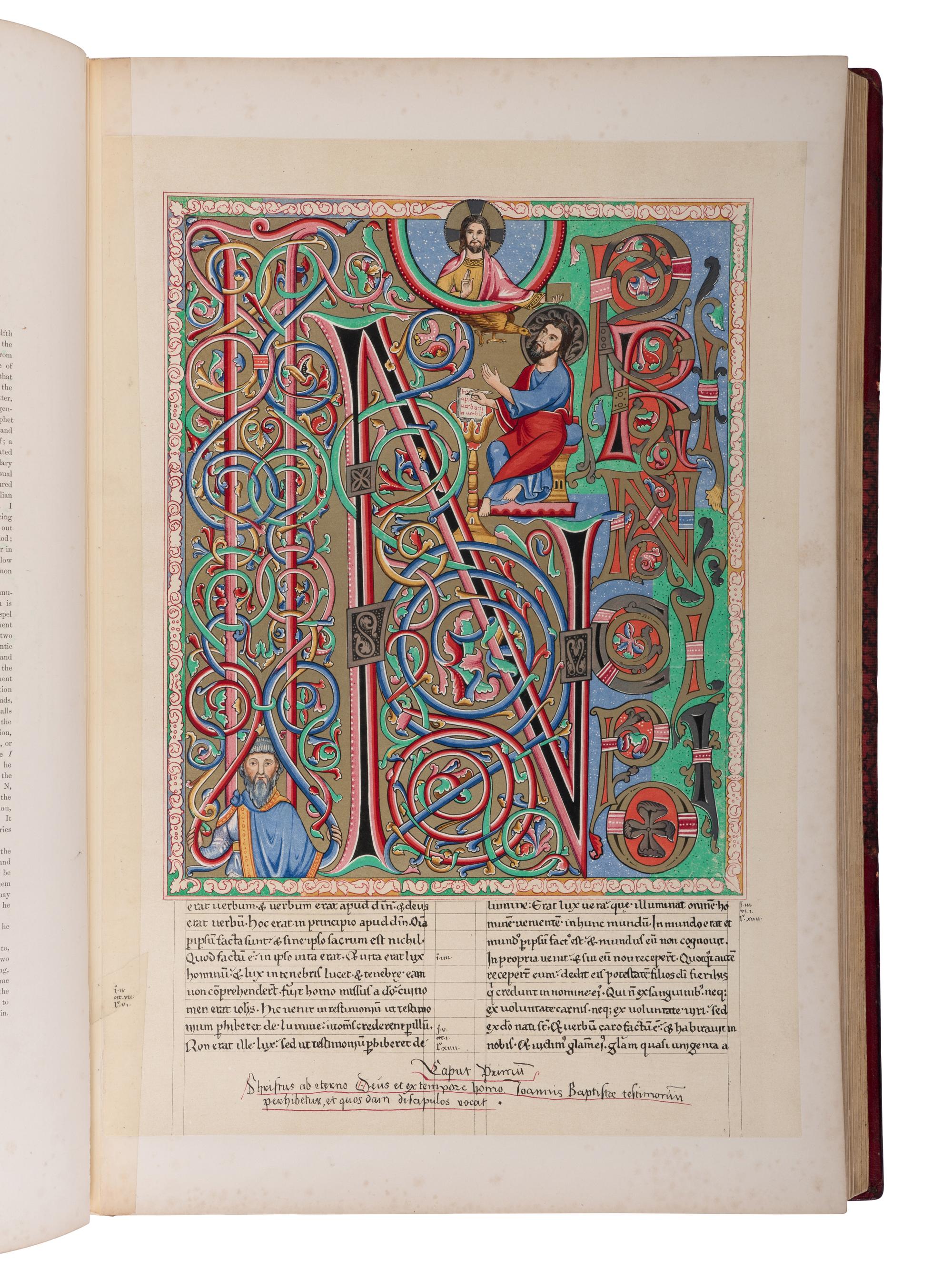 [BINDING]. HUMPHREYS, Henry Noel (1807-1879). The Illuminated Books of the Middle Ages. An Account of the Development and Progress of the Art of Illumination, as a Distinct Branch of Pictorial Ornamentation, from the IVth to the XVIIth Centuries . London: Longman, Brown, Green, and Longmans, 1849.