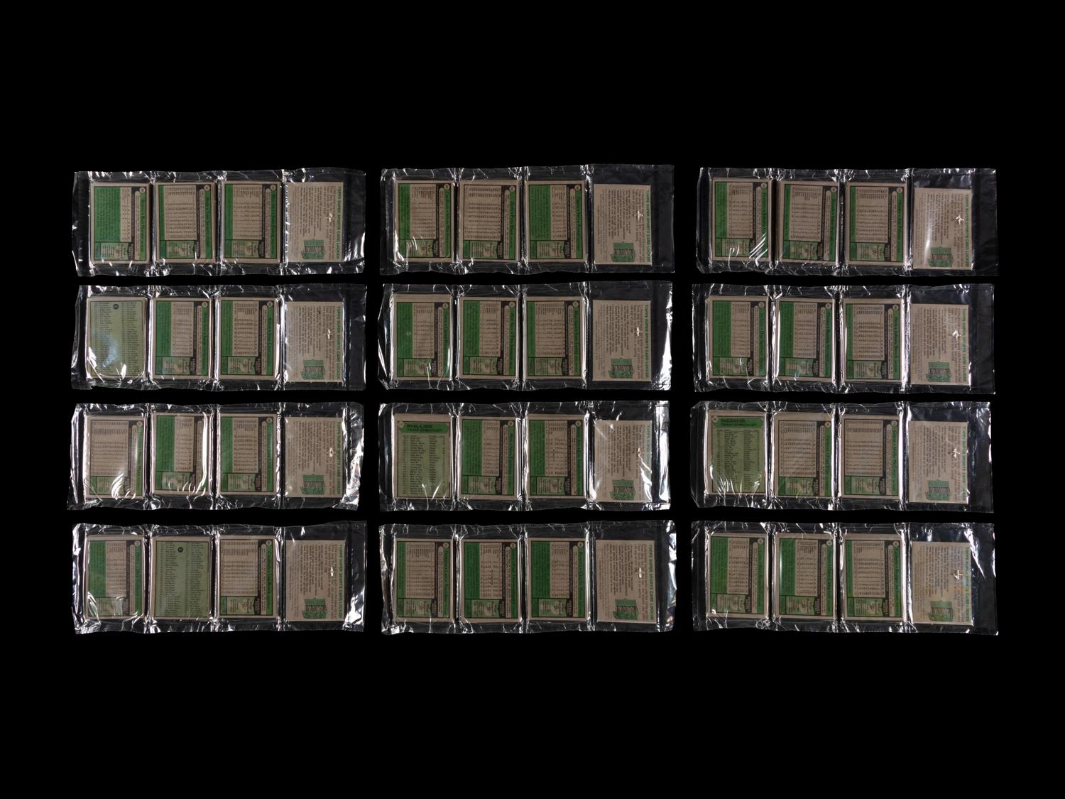 A Box of 24 Unopened 1979 Topps Baseball Card Rack Packs with Multiple Hall of Famers and Notable Visible – Possible Ozzie Smith Rookie Cards