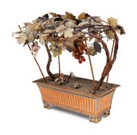 A Chinese Hardstone Model of a Fruit Tree