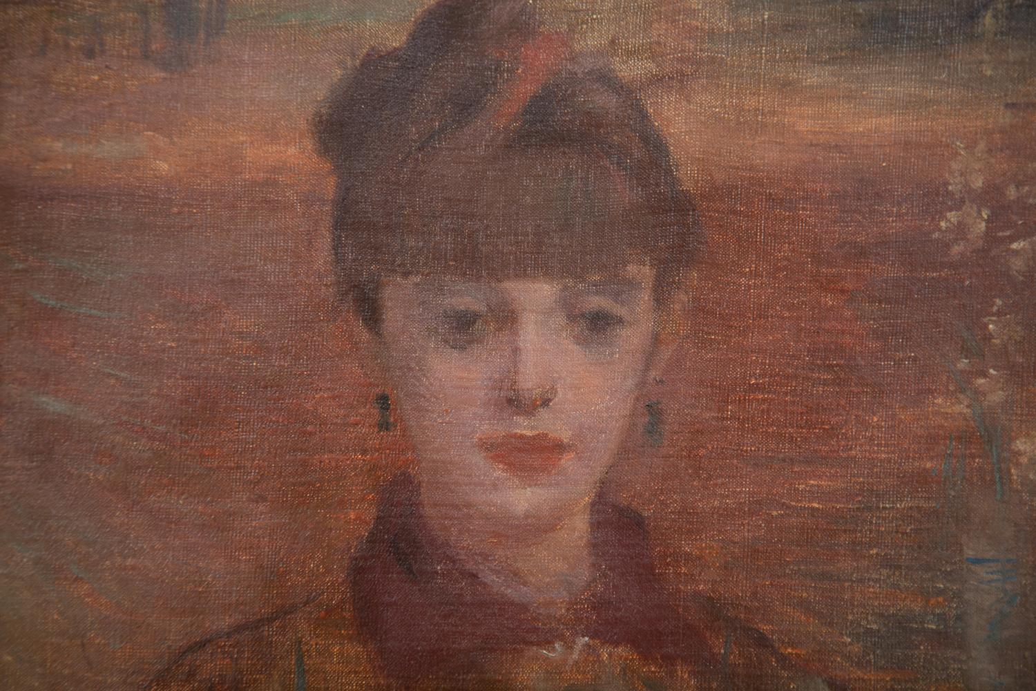 Femme au chapeau rouge