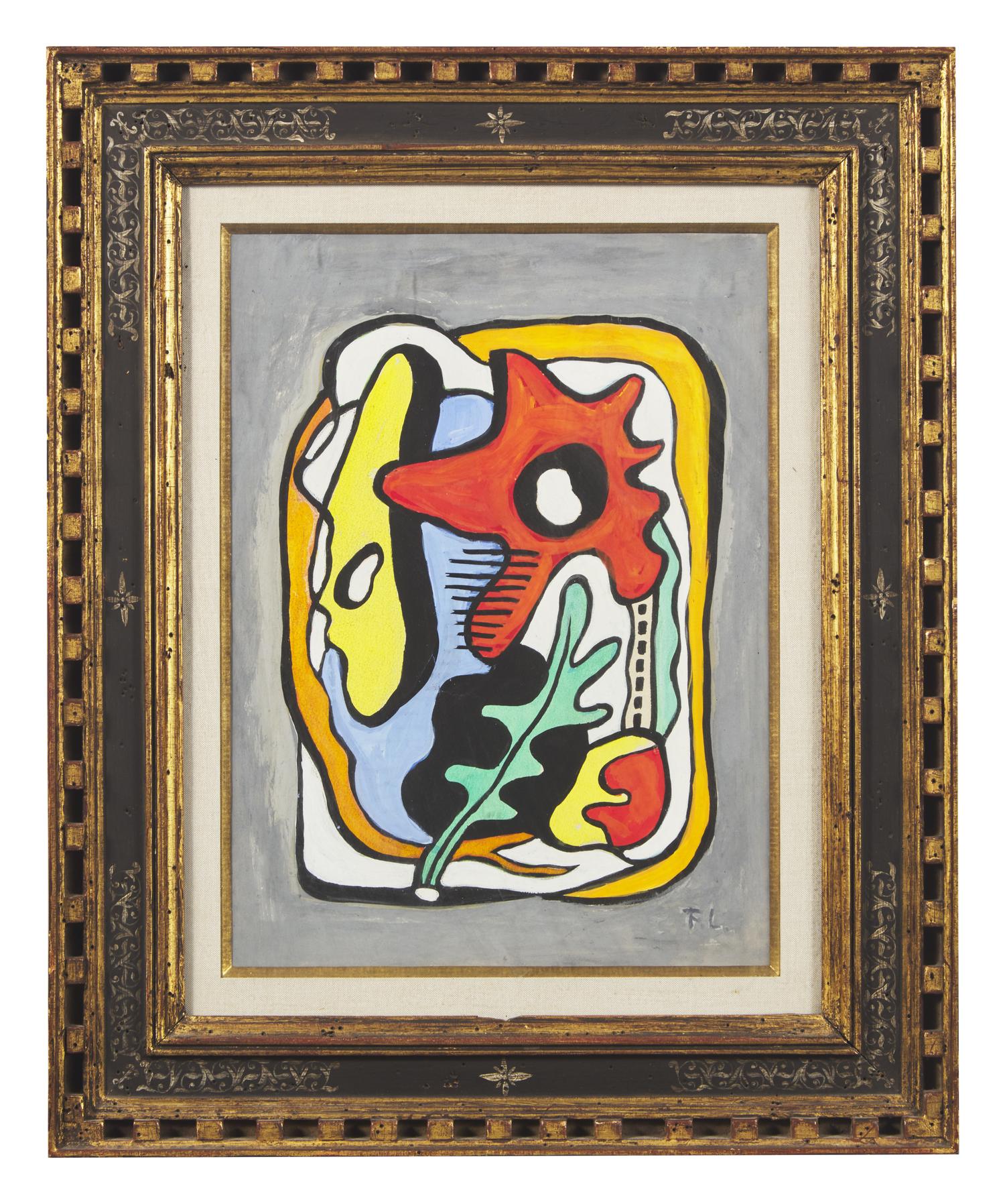 Composition Murale à la Feuille , 1950