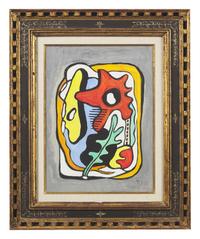 Composition Murale à la Feuille , 1950