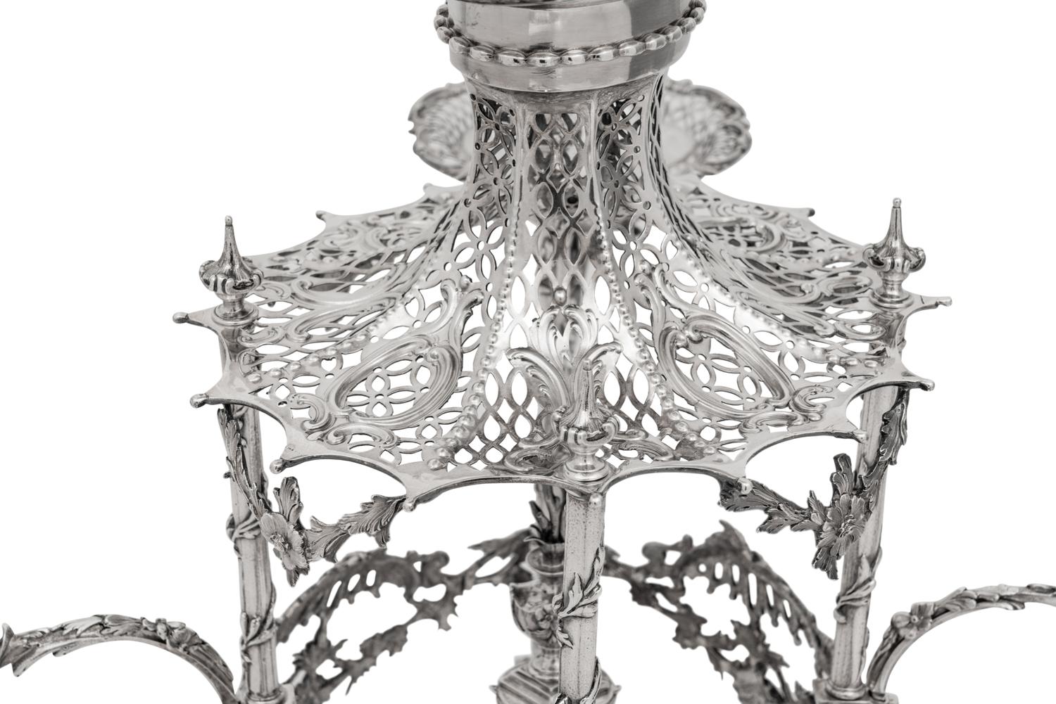 A George III Silver Epergne