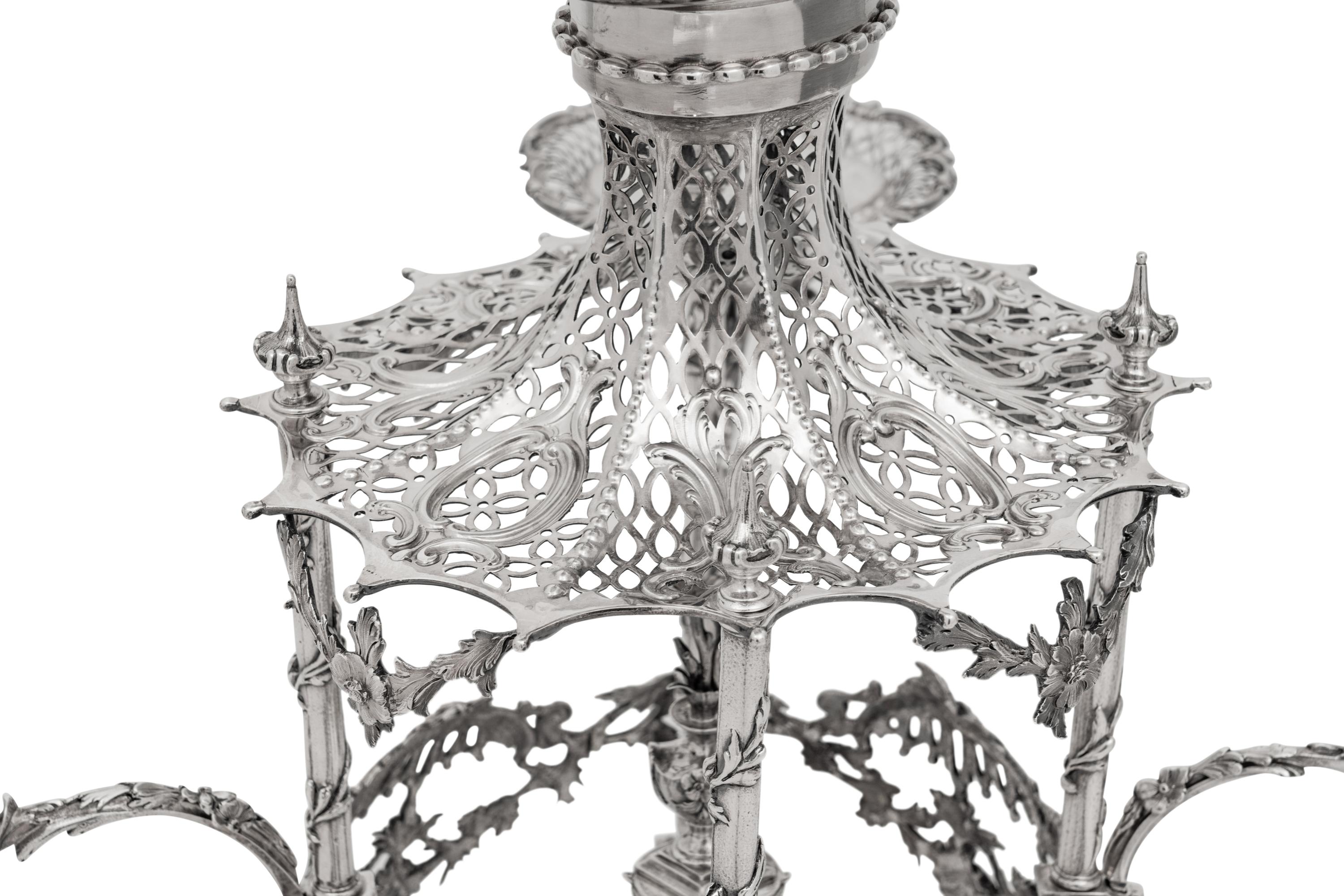 A George III Silver Epergne
