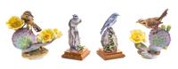 Two Pairs of Royal Worcester Porcelain Models of Birds Height of first 10 1/2 inches. — MODELED BY DOROTHY DOUGHTY