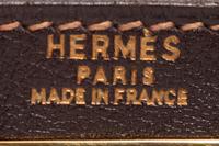 Hermès Dark Brown Leather 32cm Kelly Bag, 1998
