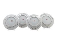Four Chinese Famille Rose Porcelain 'Flowers' Plates