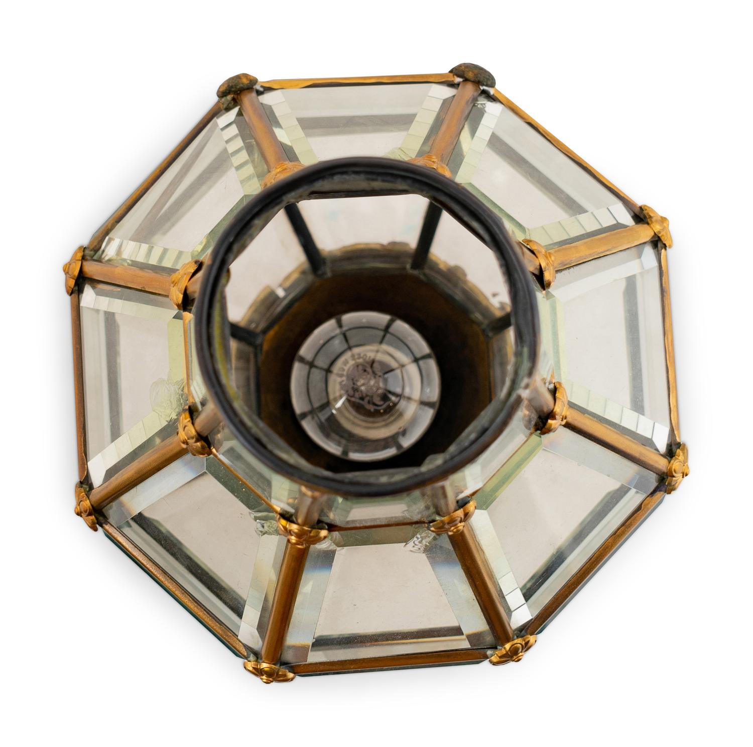 A Louis XVI Style Diminutive Hall Chandelier and a Hall Lantern — 20TH CENTURY