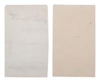 [ENSLAVEMENT & ABOLITION]. BALL, James Presley (1825-1904). A group of 2 CDVs, incl. portrait of abolitionist Wendell Phillips.