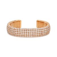 NORMAN SILVERMAN, DIAMOND CUFF BRACELET