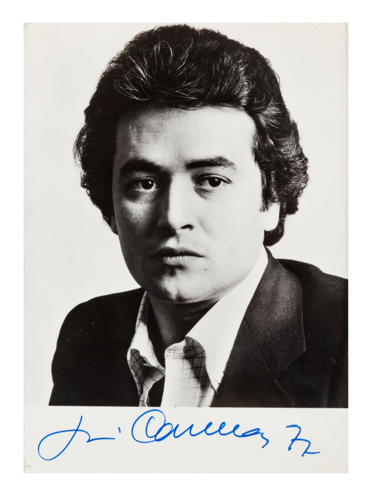 [20TH-CENTURY OPERA SINGERS]. A group of 6 signed photographs or photographic prints of opera singers from the 1970s-1990s, comprising images of: