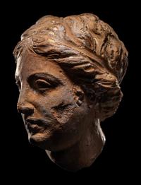 A Greek Terracotta Female Head