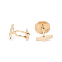 YELLOW GOLD CUFFLINKS