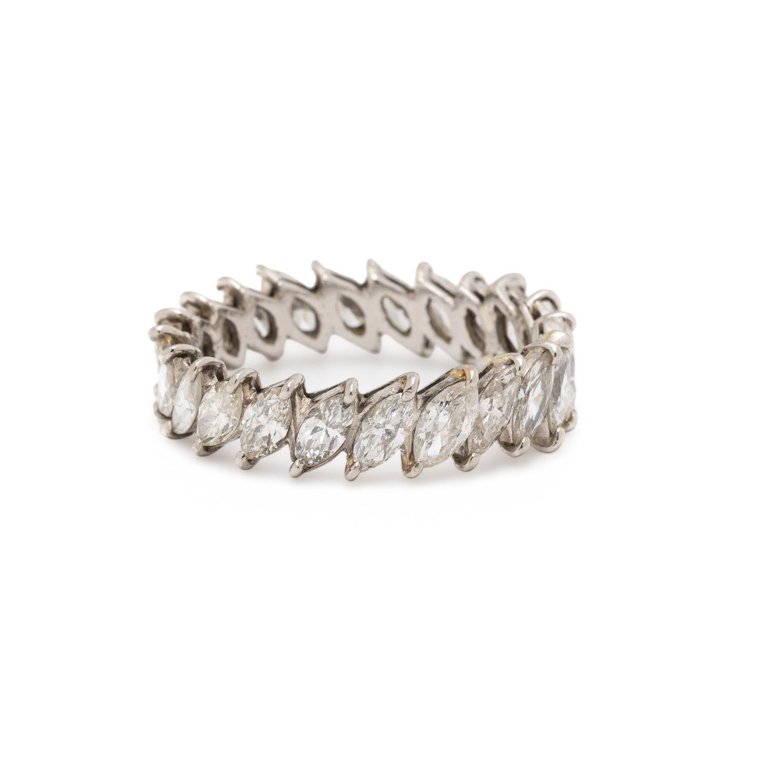 DIAMOND AND PLATINUM ETERNITY BAND