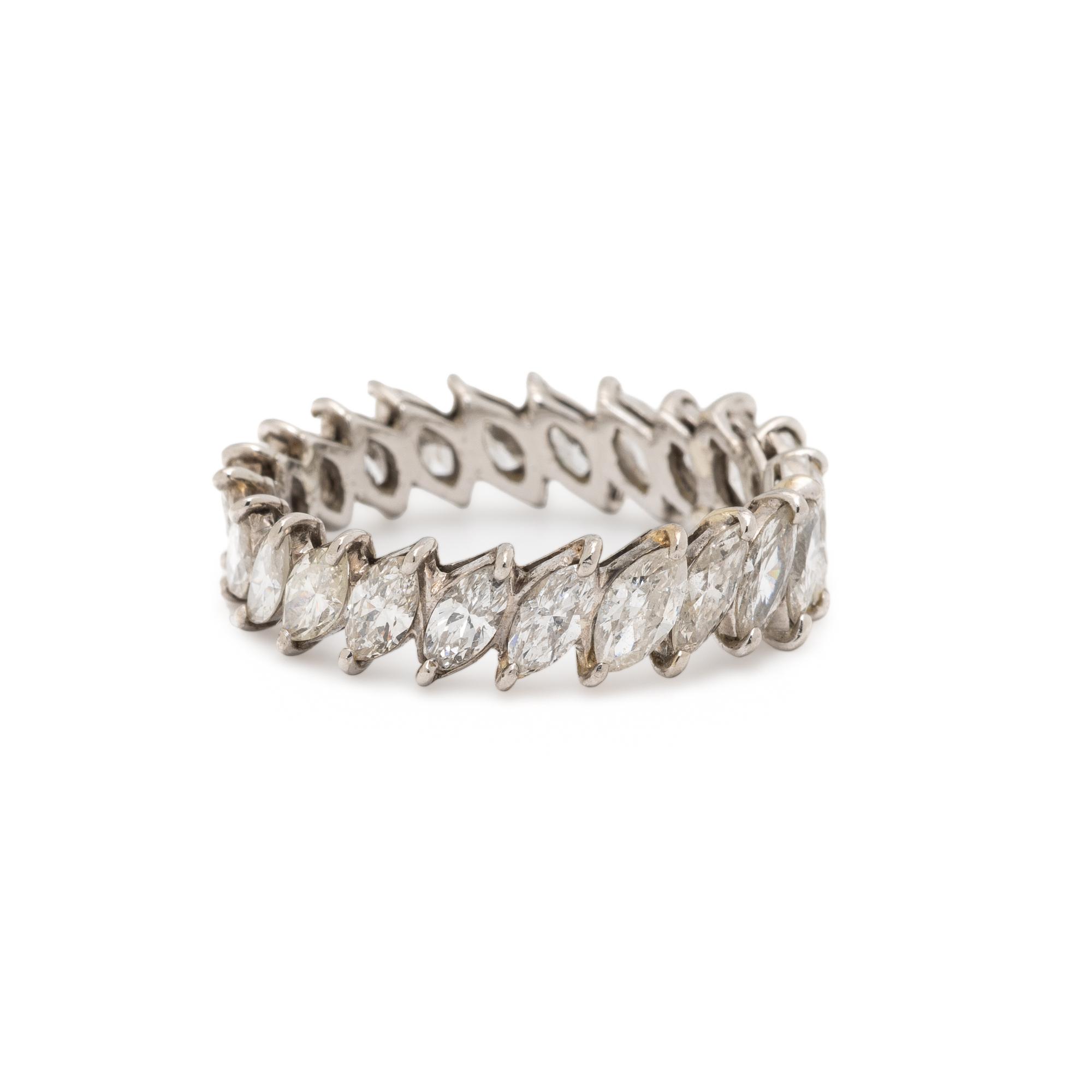 DIAMOND AND PLATINUM ETERNITY BAND