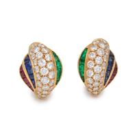 PICCHIOTTI, DIAMOND AND MULTIGEM EARCLIPS