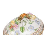 A Royal Copenhagen Flora Danica Porcelain Coffee Service