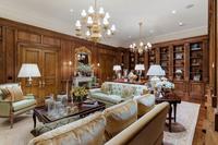 An E.J. Victor Silk Upholstered Three-Cushion Sofa