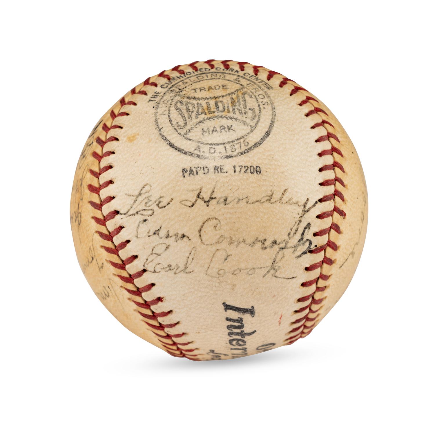 A 1936 Toronto Maple Leafs Team Signed Autograph Baseball