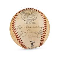 A 1936 Toronto Maple Leafs Team Signed Autograph Baseball