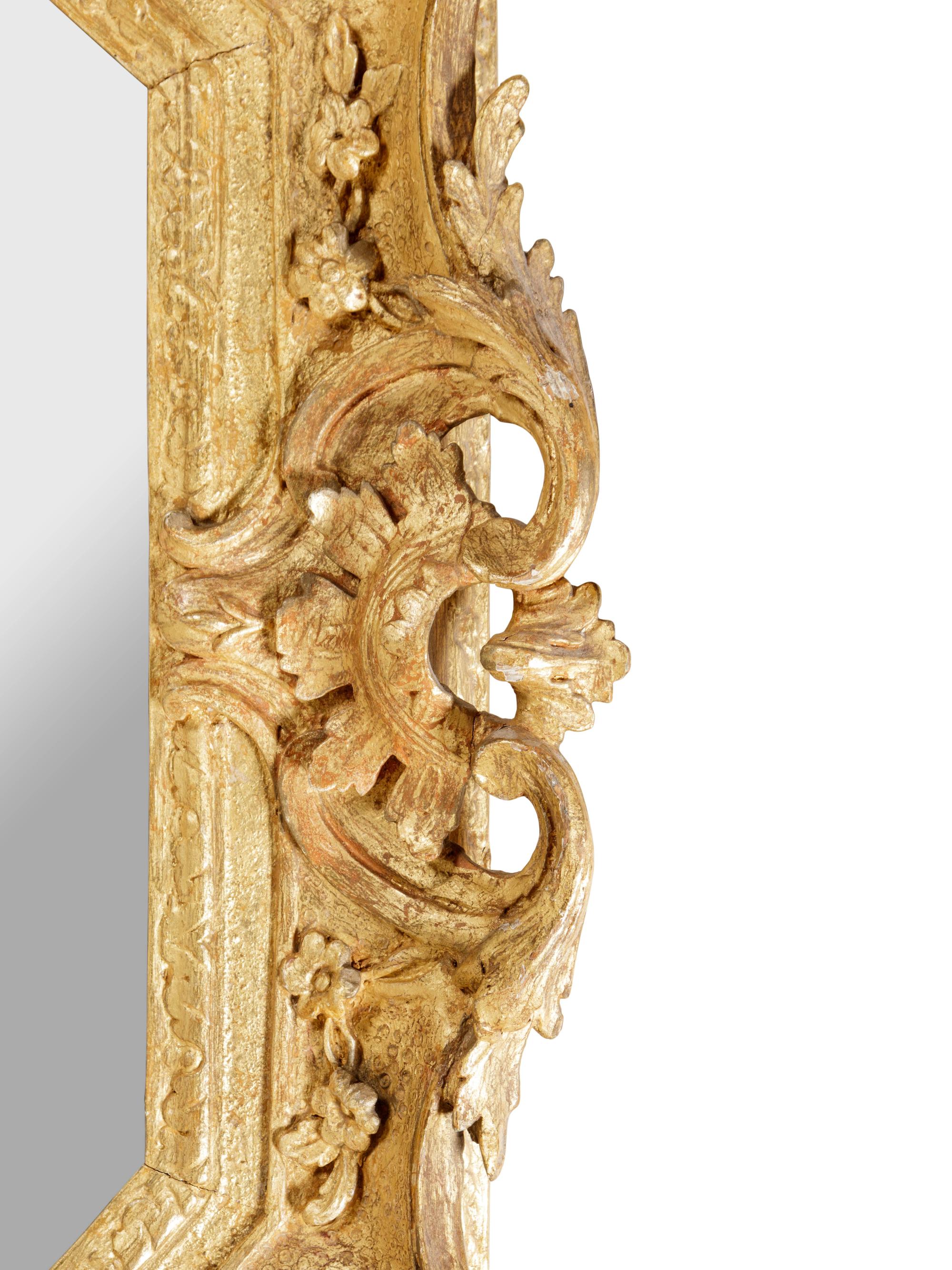 A Continental Giltwood Mirror