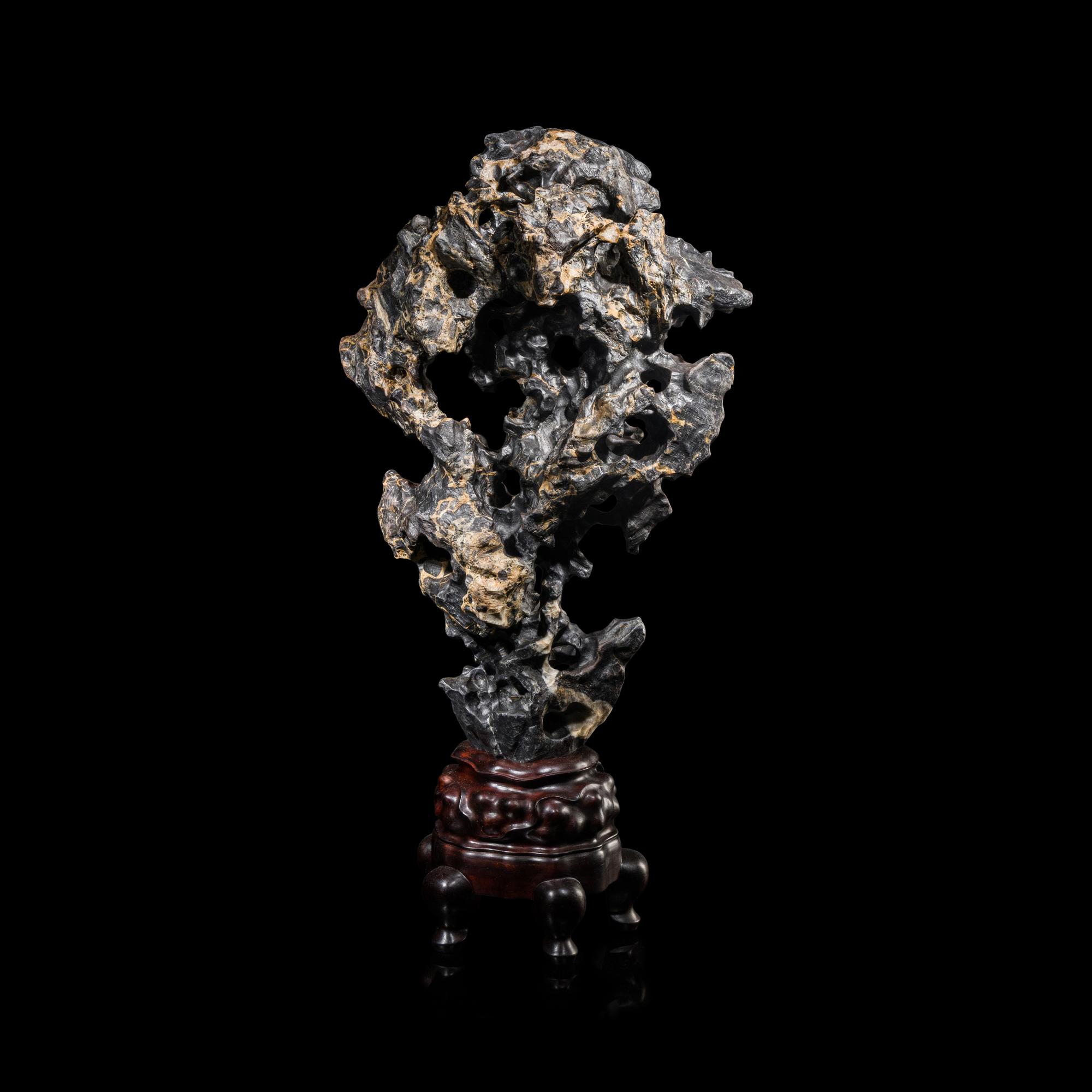 A Chinese Scholar's Rock, 20th Century — 近代 賞石一座