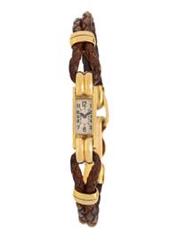 CARTIER, YELLOW GOLD MINI WATCH