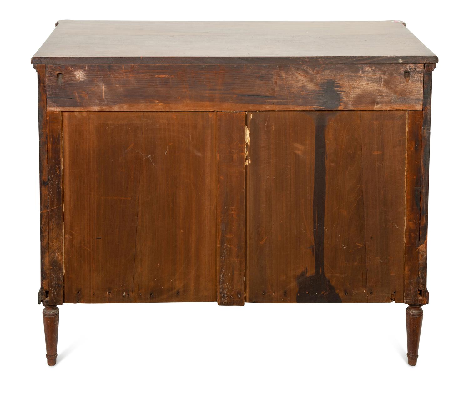 A Louis XVI Style Mahogany Commode