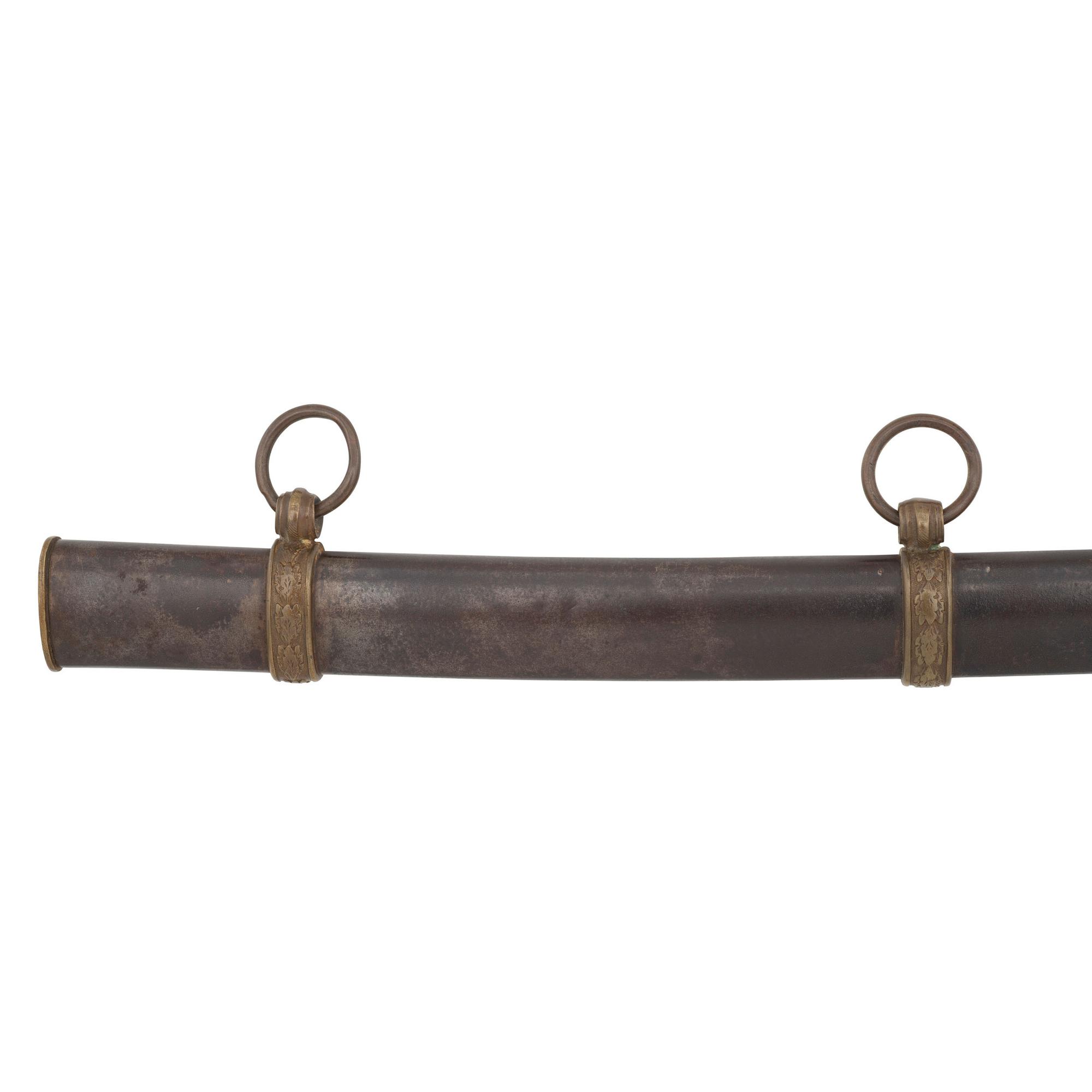 Klingenthal Model 1840 Cavalry Officers Saber Inscribed in Memory of Lt. William W. Disosway - 1st NY Mounted Rifle - Killed by a Deserter
