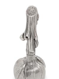 An Italian Silver Artichoke-Form Pepper Mill