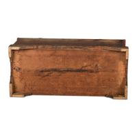 A Chippendale Grain and Polychrome Paint Decorated Pine Blanket Chest