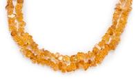 CITRINE BEAD NECKLACE