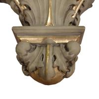 A Painted Cast Composition Bracket 19.5" W x 15" D x 19.5" H — United States, 20th Century