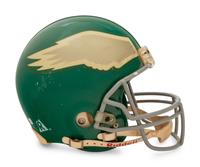 A Riddell Philadelphia Eagles Football Helmet Formerly Displayed at Mike Ditka's Restaurant