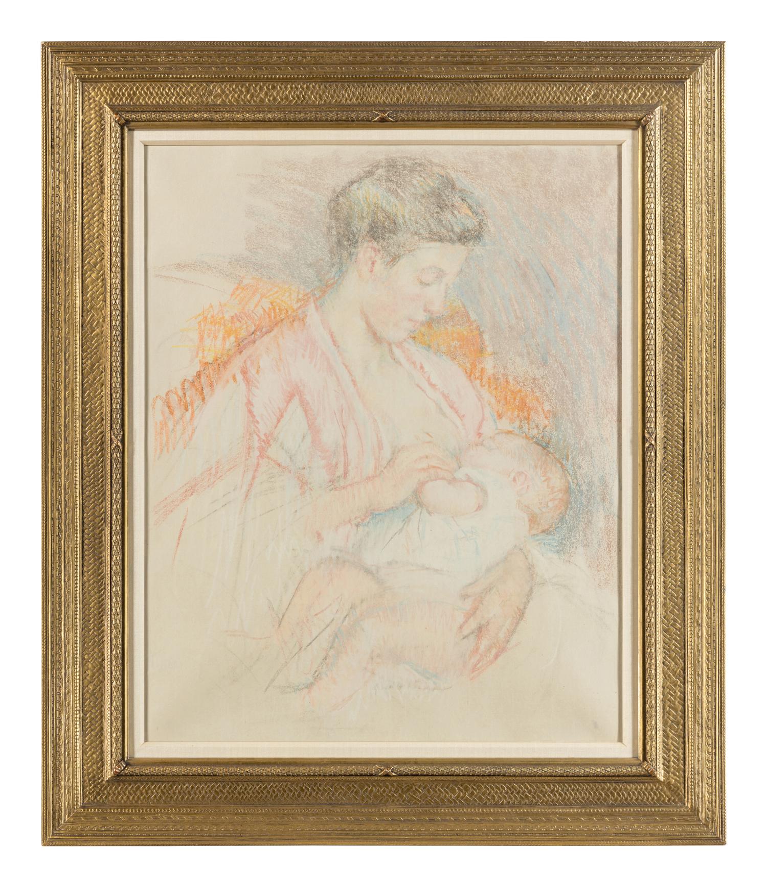 Mother Jeanne Nursing Her child (Profile Left) (No. 3) , c. 1908