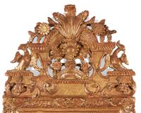 A Régence giltwood looking glass, circa 1720