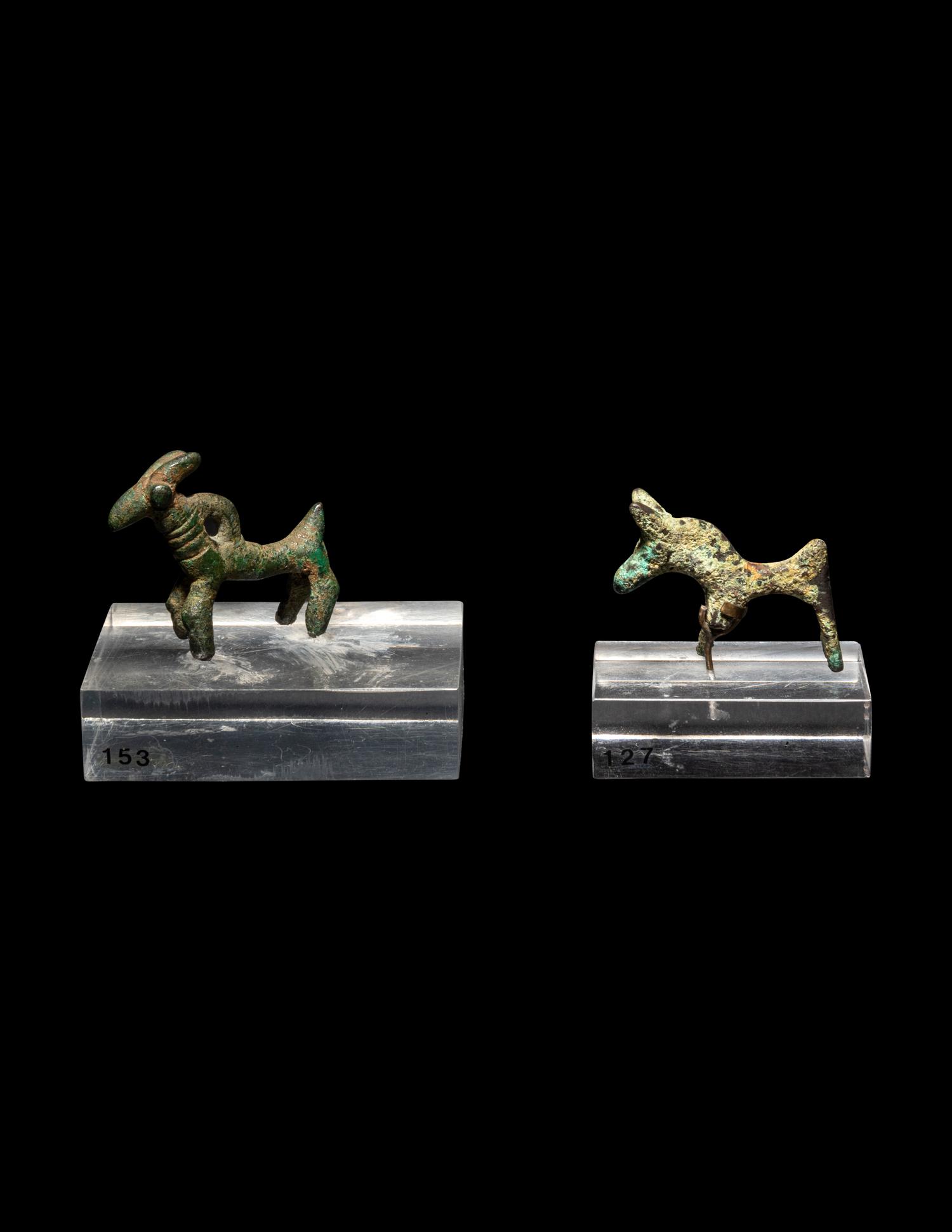 Two Luristan or Bronze Age Quadrupeds