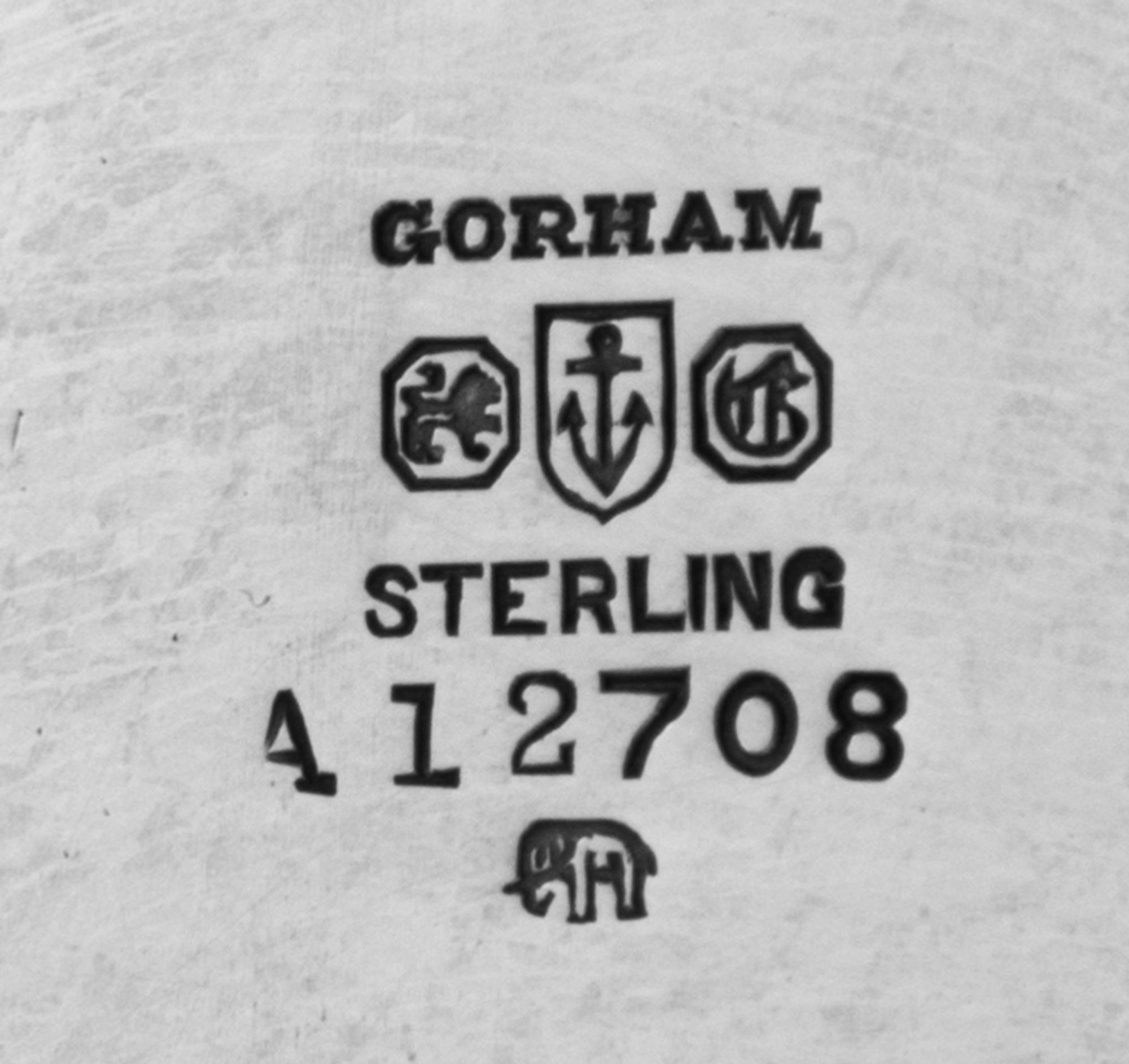 An American Silver Centerpiece Bowl , Gorham Mfg. Co., Providence, RI, 1930 , of footed form, the pierced border worked to show foliate
