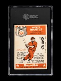 A 1959 Topps Mickey Mantle All-Star Baseball Card No. 564 (SGC 4.5 VG/EX+)