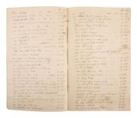[AFRICAN AMERICANA]. Bill of property listing "one black servant boy about 19 years."