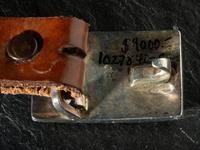 Silver and Mosaic Inlay Concha Belt