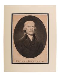 [JEFFERSON, Thomas (1743-1826)]. A group of 4 engravings, comprising: