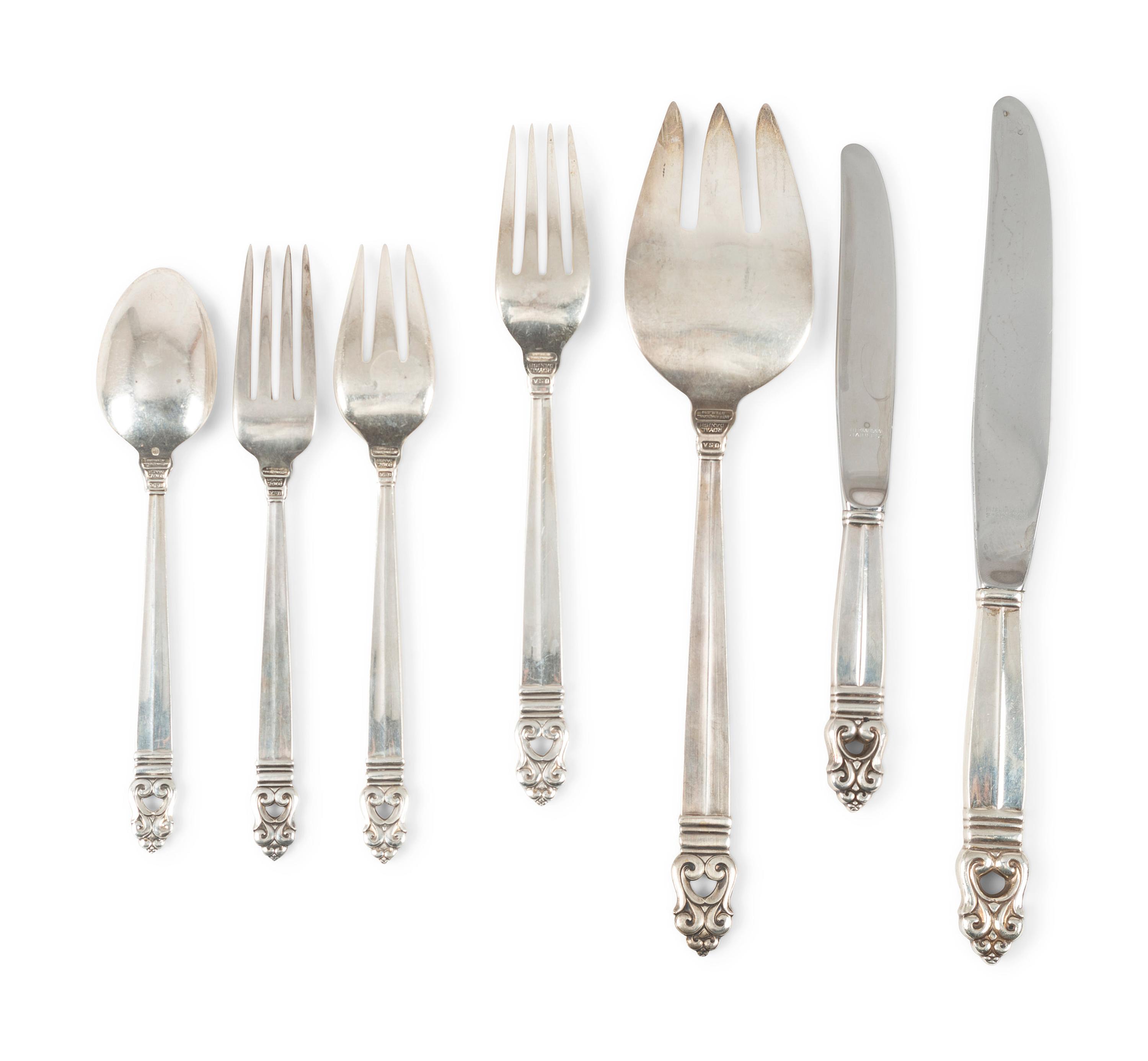 An International Silver 'Royal Danish' Flatware Set