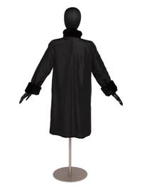 Zandra Rhodes Sheared Mink Coat, 2000s