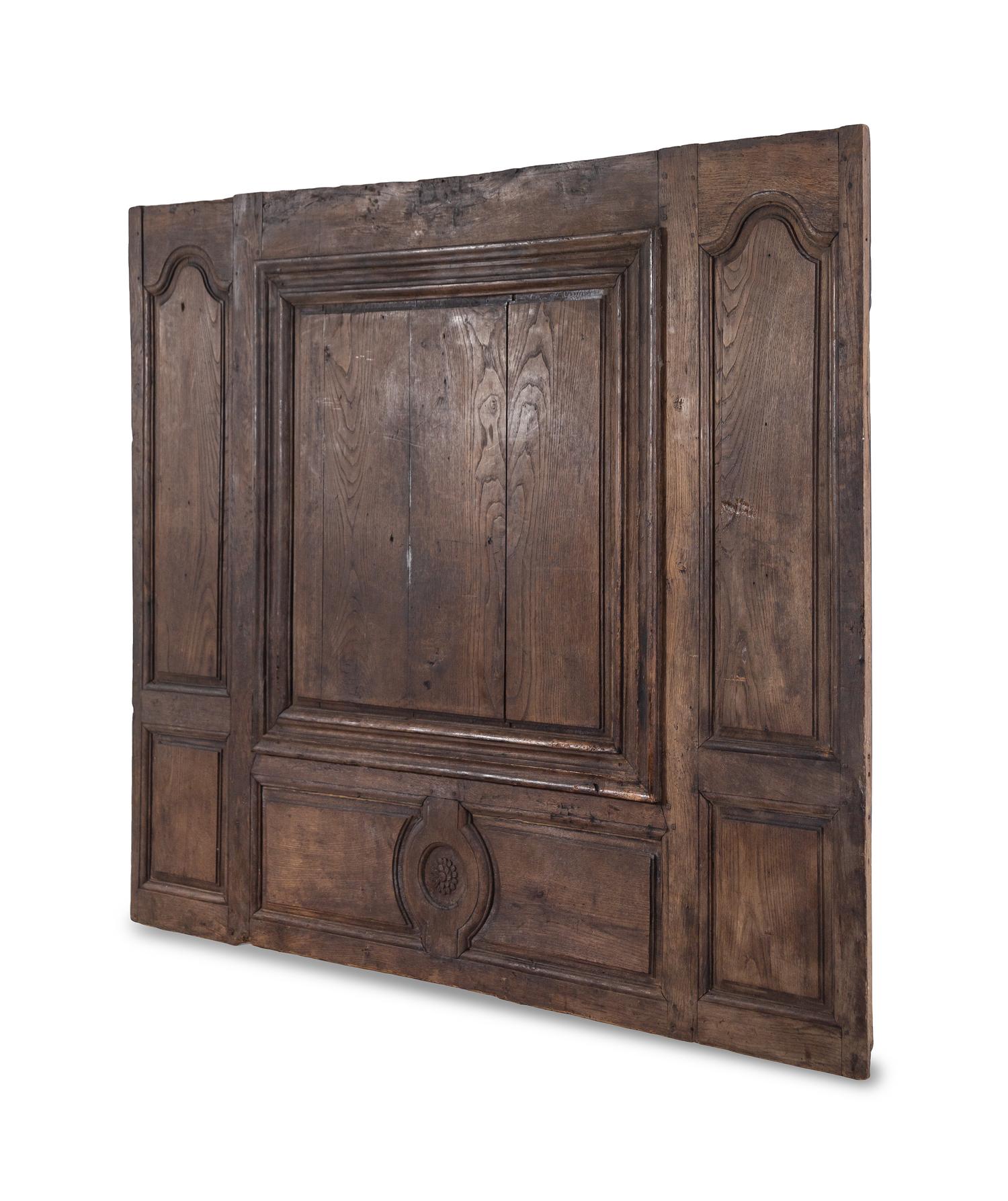A Continental Oak Boiserie Panel